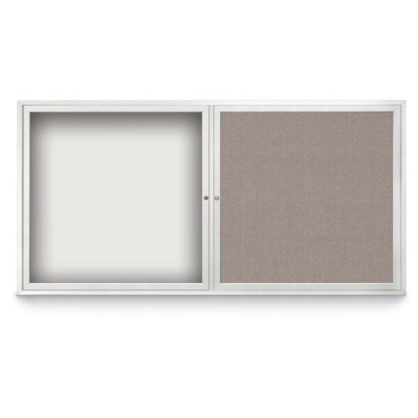 Corkboard, 36"x36", Amethyst/Black